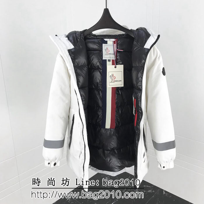 Moncler X OFF 18秋冬新款羽絨服 定制3M反光剪頭 雙層覆蓋設計 高版本情侶款 ydi2556